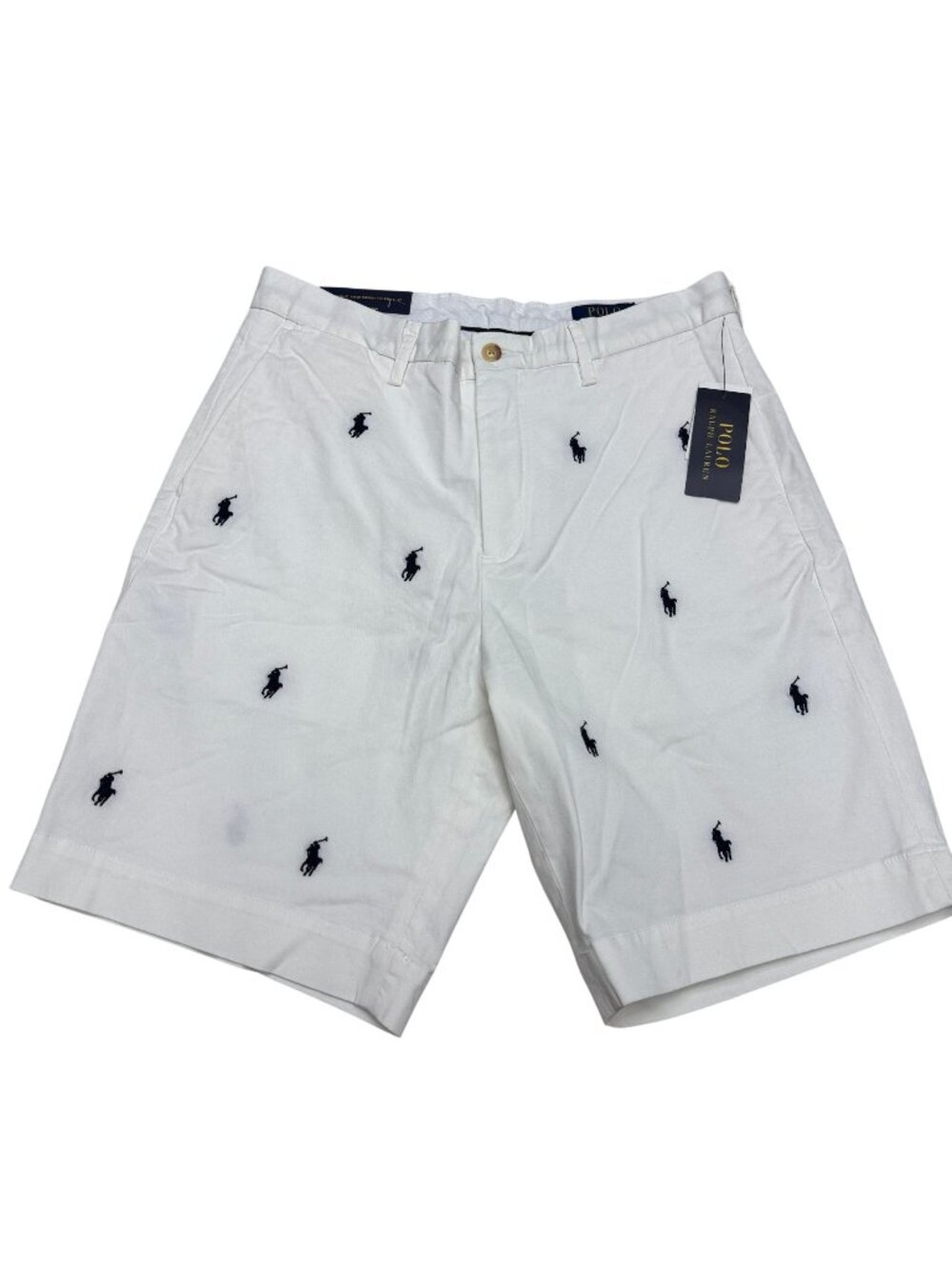 Polo Ralph Lauren Men's Stretch Classic Fit All Over Pony Shorts, Size 30 NWT